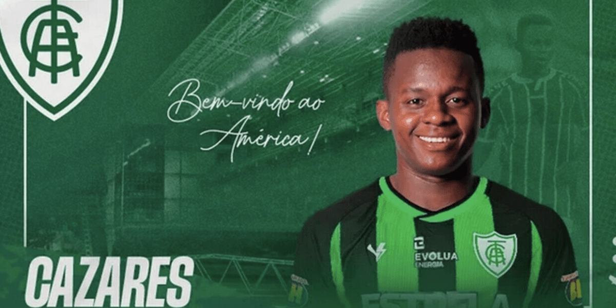 Novo jogador do América-MG, Juan Cazares(Reprodução/Internet) Novo jogador do América-MG, Juan Cazares(Reprodução/Internet)