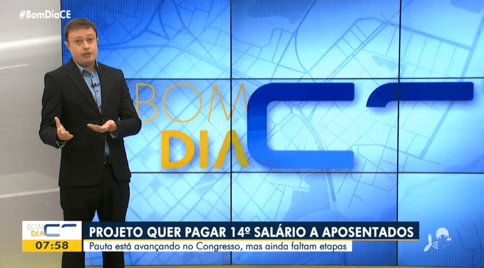 Victor Ximenes deu detalhes sobre o 14 salário, caso ele fosse aprovado no ano de 2022 (Foto Reprodução/Globoplay) Victor Ximenes deu detalhes sobre o 14 salário, caso ele fosse aprovado no ano de 2022 (Foto Reprodução/Globoplay)