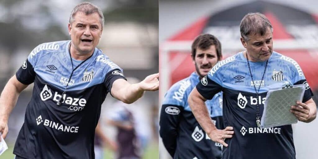 Insustentável: Acaba a paciência com Aguirre no Santos e saída imediata de 4 jogadores cai com uma bomba