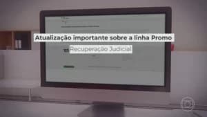 Aviso no site da 123 Milhas - Foto Jornal Nacional Aviso no site da 123 Milhas - Foto Jornal Nacional