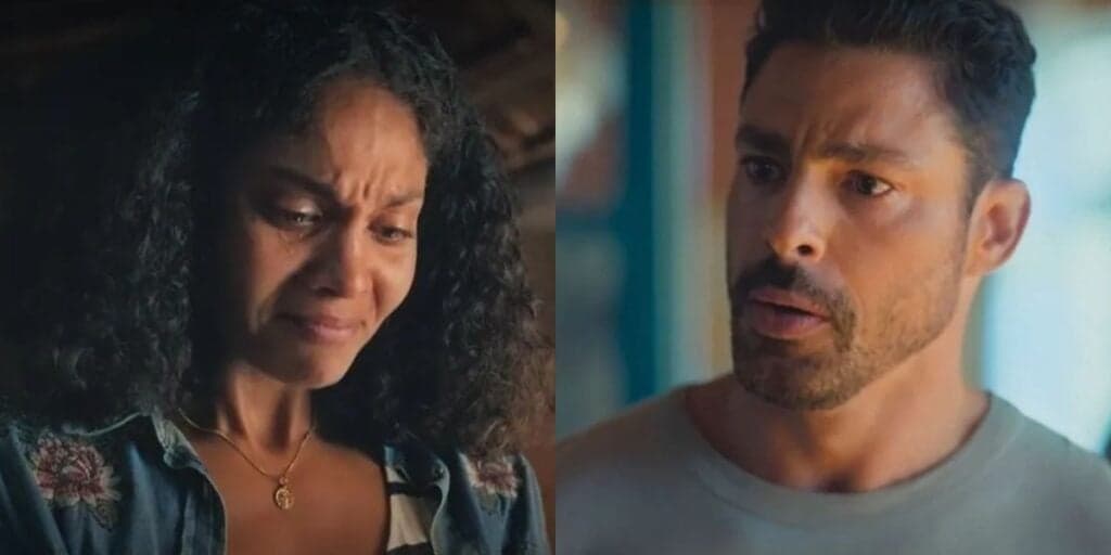 Facada nas costas em Terra e Paixão confirmada hoje (17): Caio surta, apunhala Aline e a joga no precipício