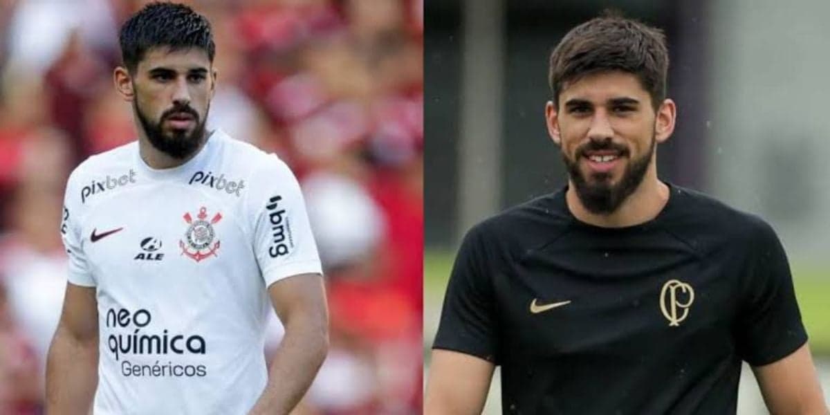 Bruno de Méndez, zagueiro do Corinthians (Foto - Montagem TV Foco). Bruno de Méndez, zagueiro do Corinthians (Foto - Montagem TV Foco).