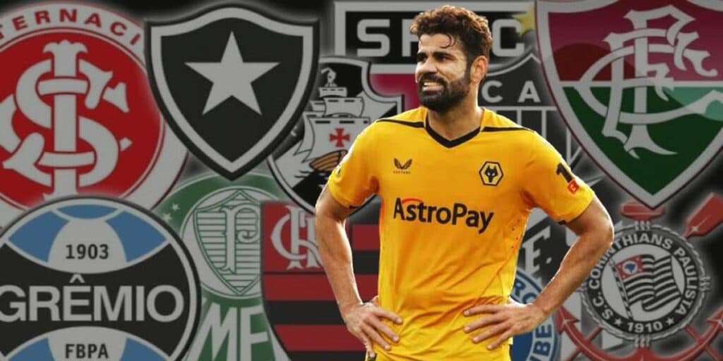 Salário na casa de 1 milhão: Contratação de Diego Costa cai como uma bomba em gigante do Brasil