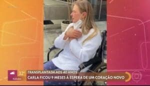 Encontro exibe reportagem sobre o caso de uma mulher que ficou nove meses a espera de um transplante de coração - Foto Globo Encontro exibe reportagem sobre o caso de uma mulher que ficou nove meses a espera de um transplante de coração - Foto Globo