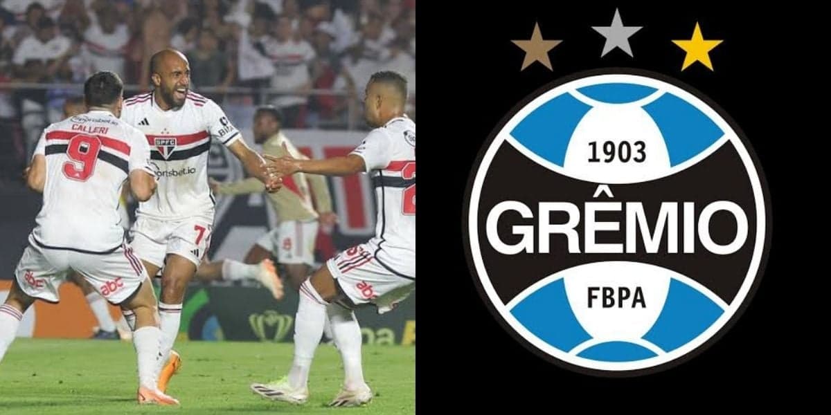 Grêmio tentou contratar craque do São Paulo (Foto - Montagem TV Foco). Grêmio tentou contratar craque do São Paulo (Foto - Montagem TV Foco).
