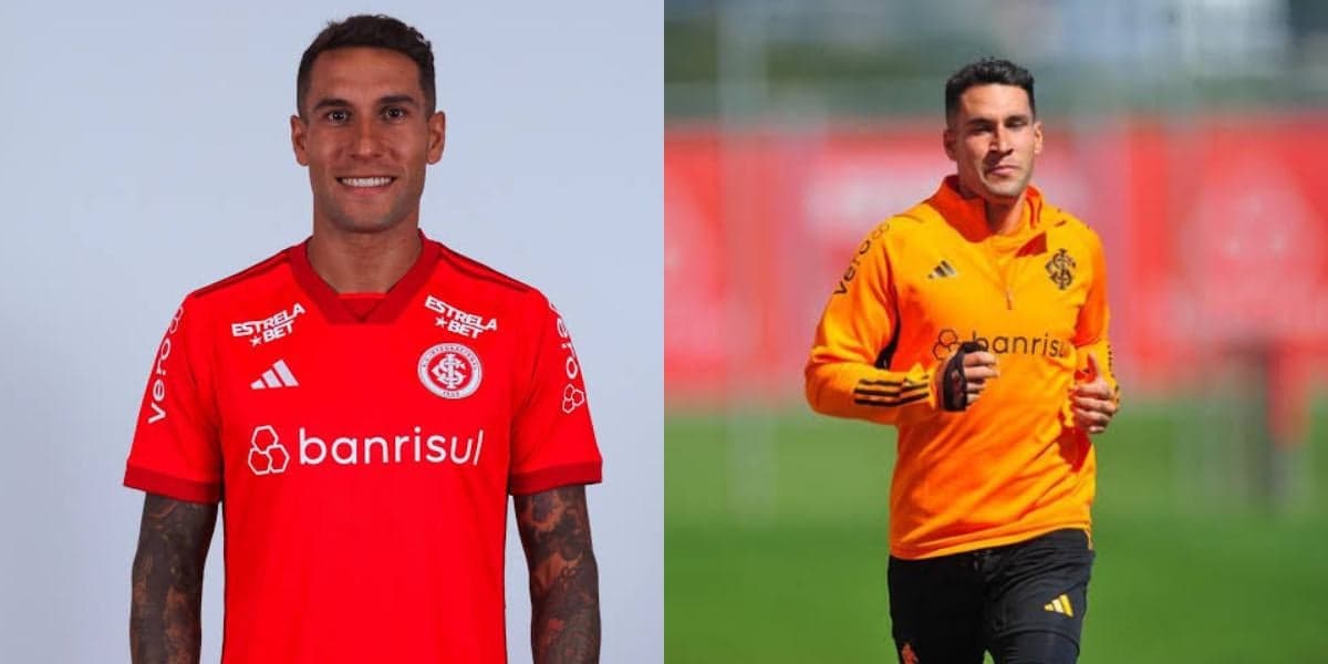 Hugo Mallo, novo reforço do Inter (Foto - Montagem TV Foco). Hugo Mallo, novo reforço do Inter (Foto - Montagem TV Foco).