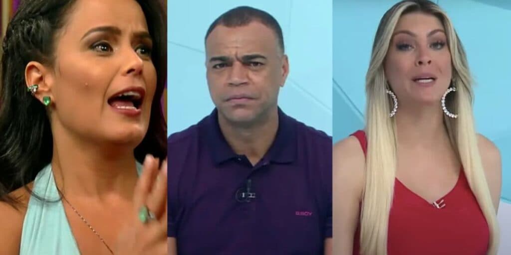 Luciele vai ao ar no Jogo Aberto, dá recado à Renata Fan e expõe o que Denílson fez: "Queria ficar solteiro"