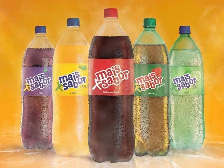 Marca de Refrigerante Mais Sabor - Reprodução Internet Marca de Refrigerante Mais Sabor - Reprodução Internet