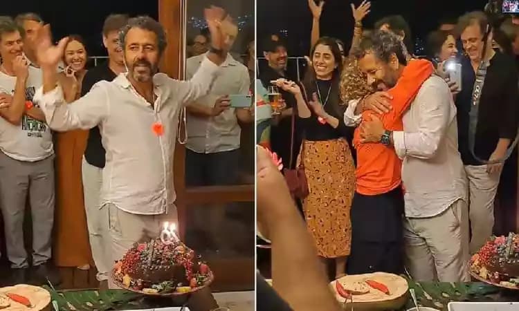 Marcos Palmeira e sua esposa Gabriela em comemoração do seu aniversário - Foto Internet Marcos Palmeira e sua esposa Gabriela em comemoração do seu aniversário - Foto Internet