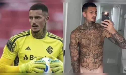 O goleiro do Sport Club Internacional, Emerson Jr - Foto Redes Sociais O goleiro do Sport Club Internacional, Emerson Jr - Foto Redes Sociais