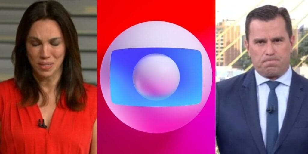 O choro de Ana Paula Araújo e Rodrigo Bocardi na Globo ao perderem o chão com notícia devastadora