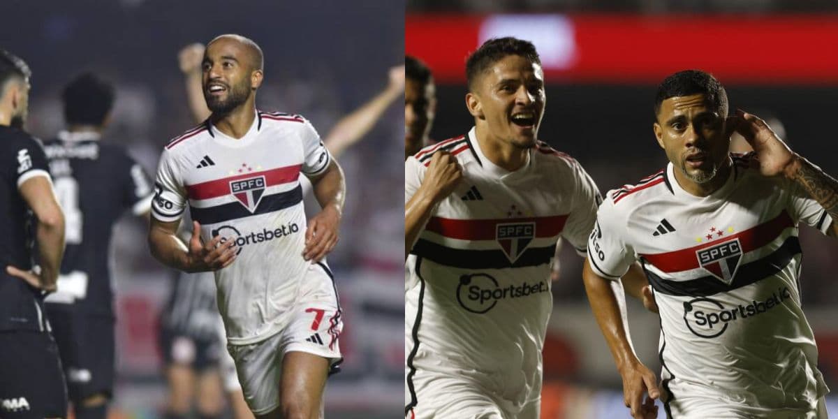 São Paulo se prepara para próxima partida (Montagem TV Foco). São Paulo se prepara para próxima partida (Montagem TV Foco).