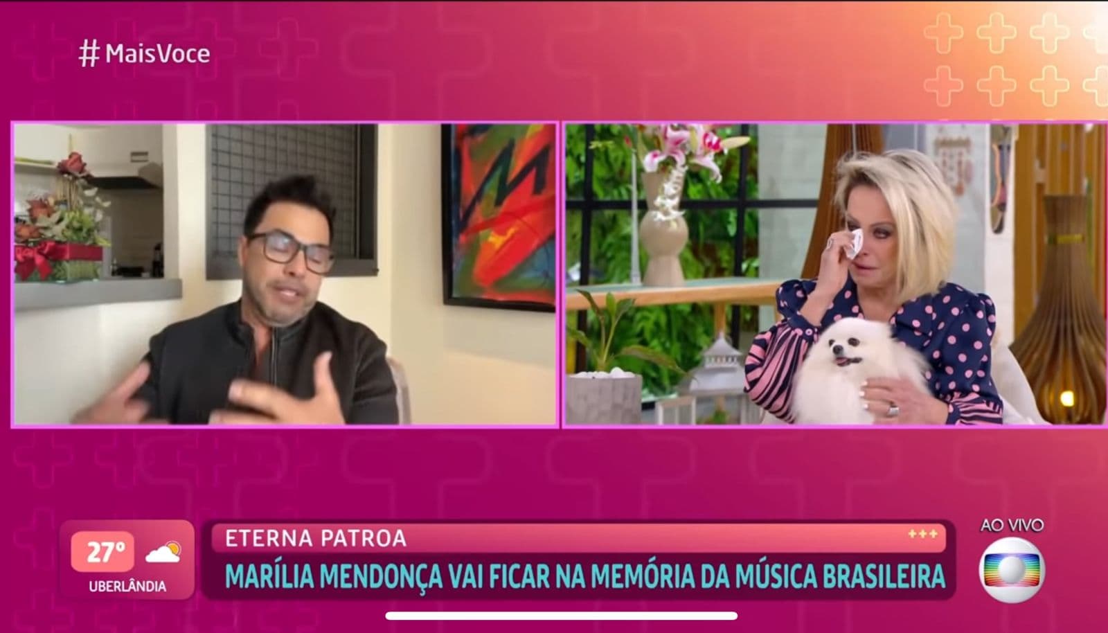 Tente não se emocionar ao saber o verdadeiro motivo do que levou Zezé Di Camargo e Ana Maria Braga aos prantos, na Globo Tente não se emocionar ao saber o verdadeiro motivo do que levou Zezé Di Camargo e Ana Maria Braga aos prantos, na Globo