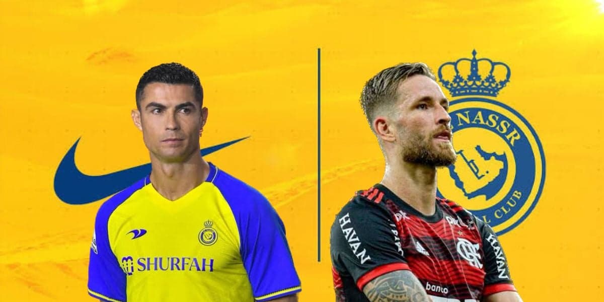 Time de Cristiano Ronaldo está interessado no zagueiro Léo Pereira (Foto - Montagem TV Foco). Time de Cristiano Ronaldo está interessado no zagueiro Léo Pereira (Foto - Montagem TV Foco).
