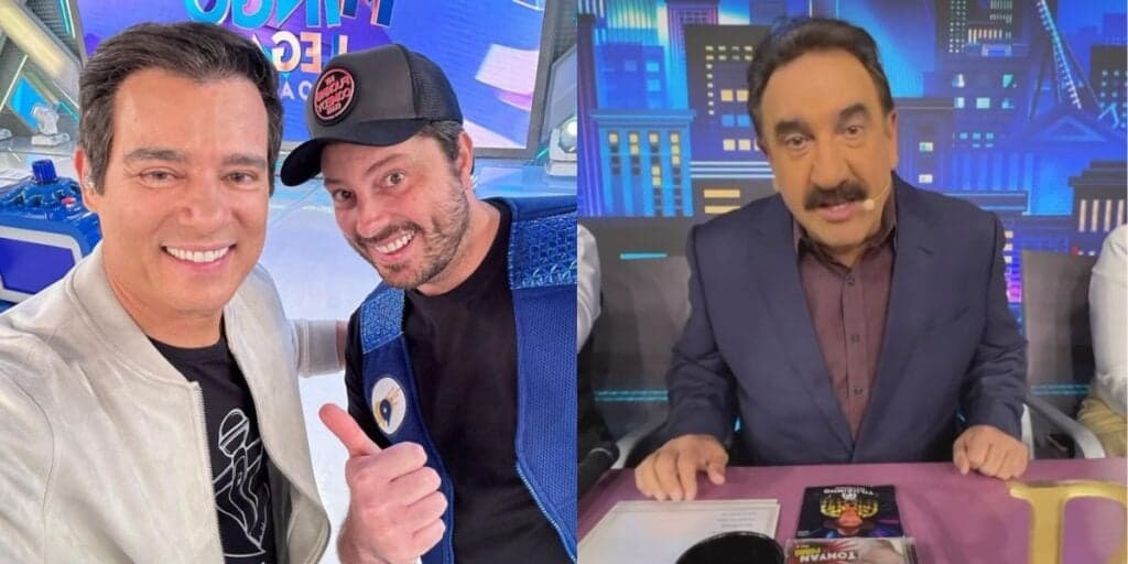 Gentili perde o chão em situação com Portiolli no SBT e escandaliza com sexo: "O Ratinho vai dar pra um de nós dois"