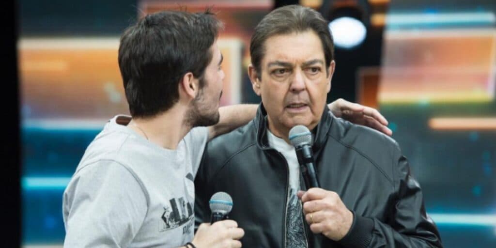 Filho de Faustão em programa extinto (Foto: Divulgação/Band) Filho de Faustão em programa extinto (Foto: Divulgação/Band)