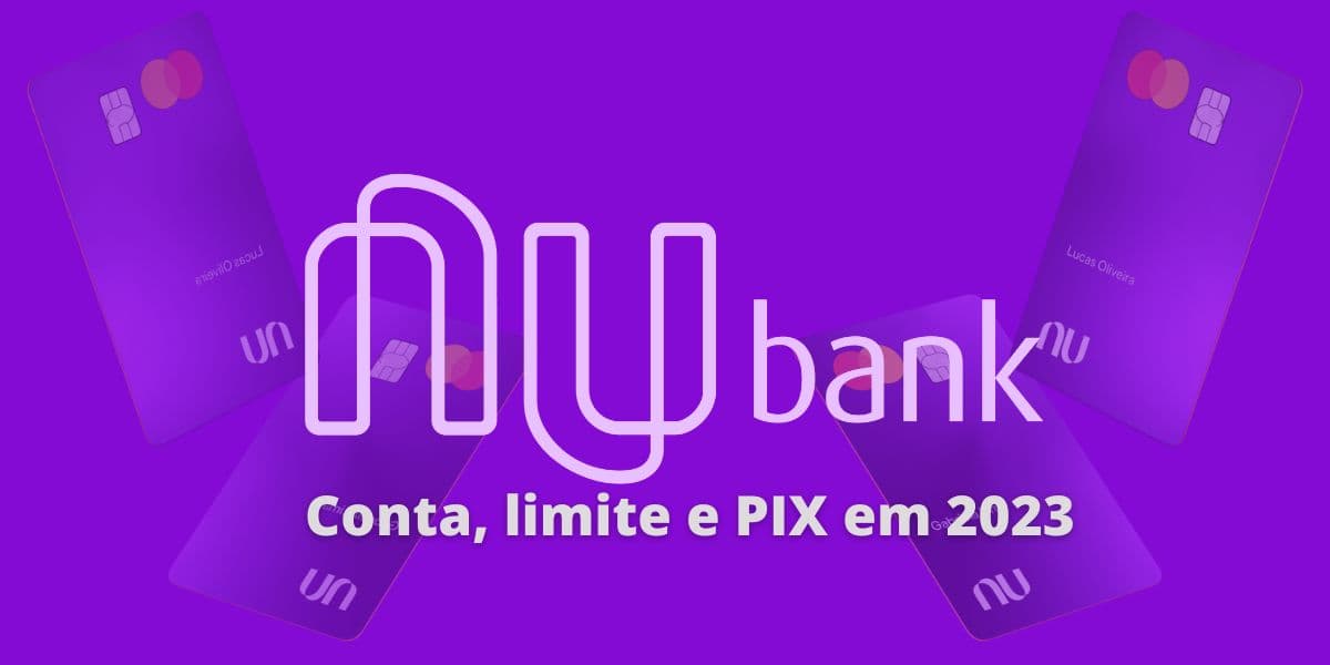Logo do Nubank e cartões. (Foto: Montagem / TV Foco) Logo do Nubank e cartões. (Foto: Montagem / TV Foco)