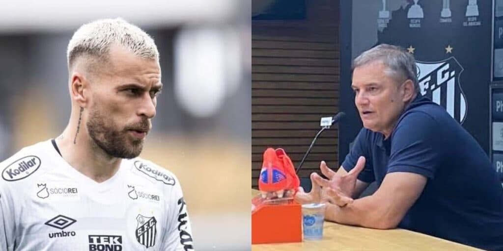 Insustentável: Aguirre perde a paciência no Santos e toma decisão CRUCIAL com Lucas Lima nesta terça (05)