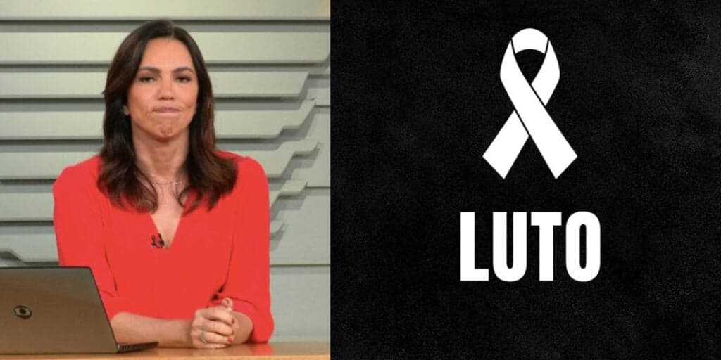 Luto: Ana Paula Araújo paralisa jornal da Globo com notícia de morte de grande estrela nesta terça