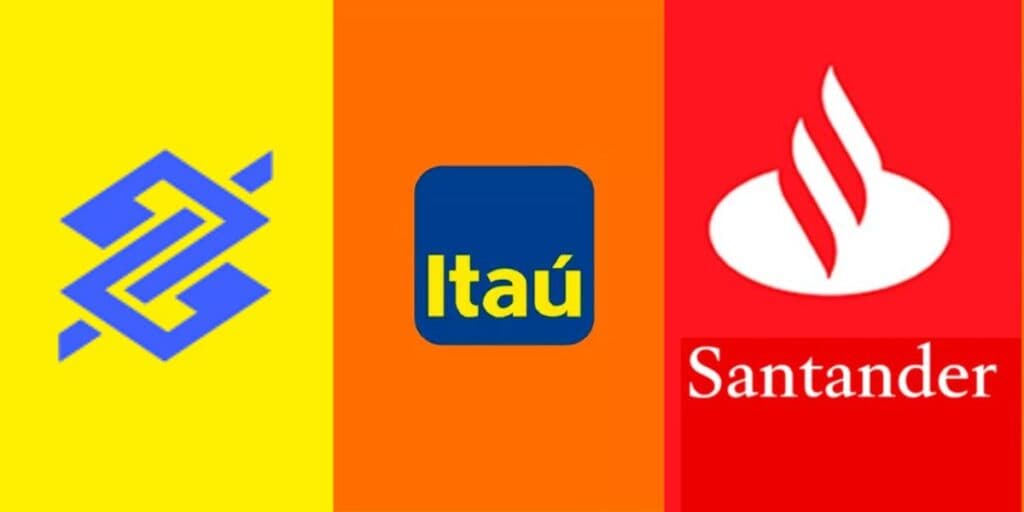 Banco do Brasil, Itaú e Santander terão agências fechadas - Montagem: TVFOCO Banco do Brasil, Itaú e Santander terão agências fechadas - Montagem: TVFOCO