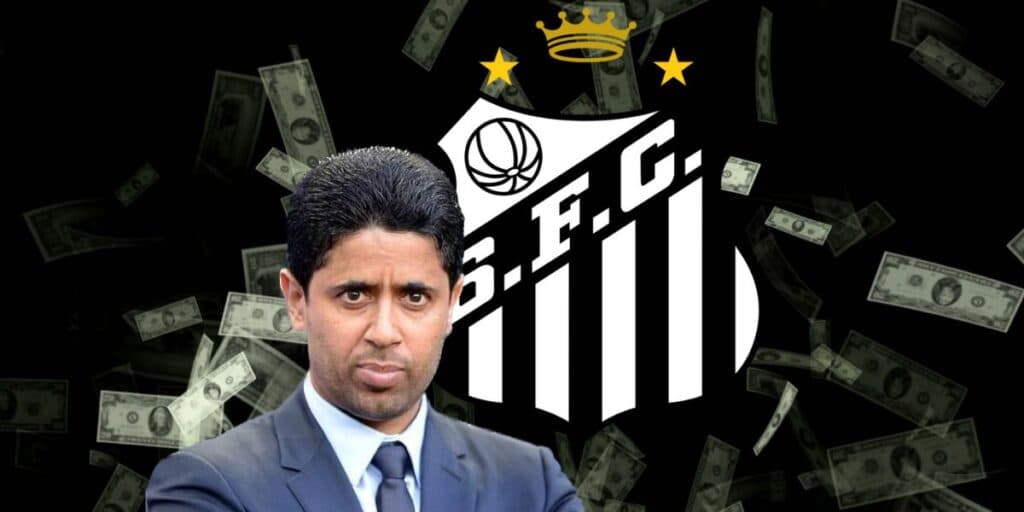 2 bilhões e torcida vai à loucura: Venda do Santos tem nova confirmação e dono do PSG vai estourar os cofres