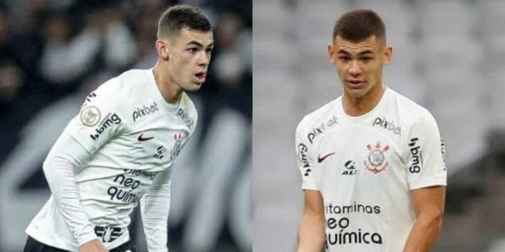 Gabriel Moscardo, meia do Corinthians (Foto - Montagem TV Foco). Gabriel Moscardo, meia do Corinthians (Foto - Montagem TV Foco).