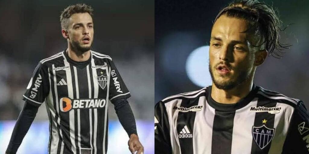 Hyoran, meia do Atlético-MG (Foto - Montagem TV Foco). Hyoran, meia do Atlético-MG (Foto - Montagem TV Foco).