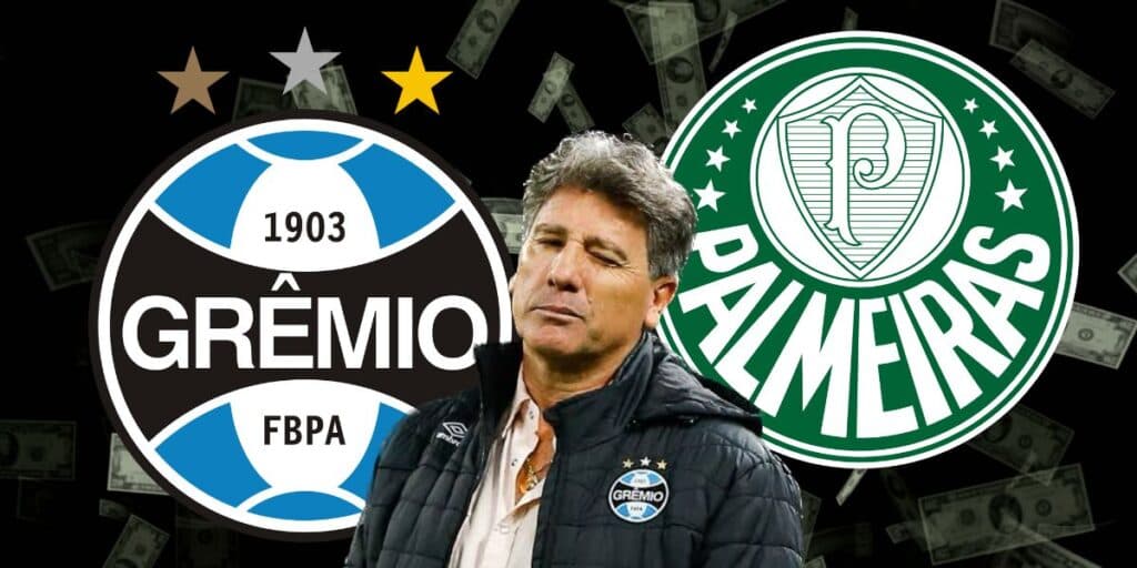 Renato Gaúcho aprova: Guerra abre os cofres do Grêmio para assinar com craque do Palmeiras e + 2 joias