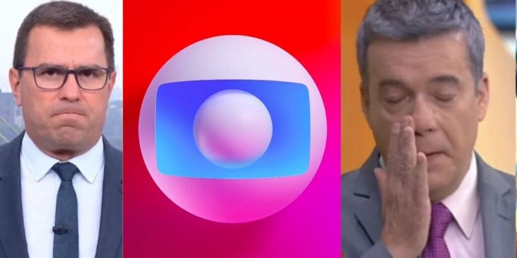O choro de Rodrigo Bocardi e Roberto Kovalick ao perderem o chão ao vivo com situação na Globo: “Erramos”