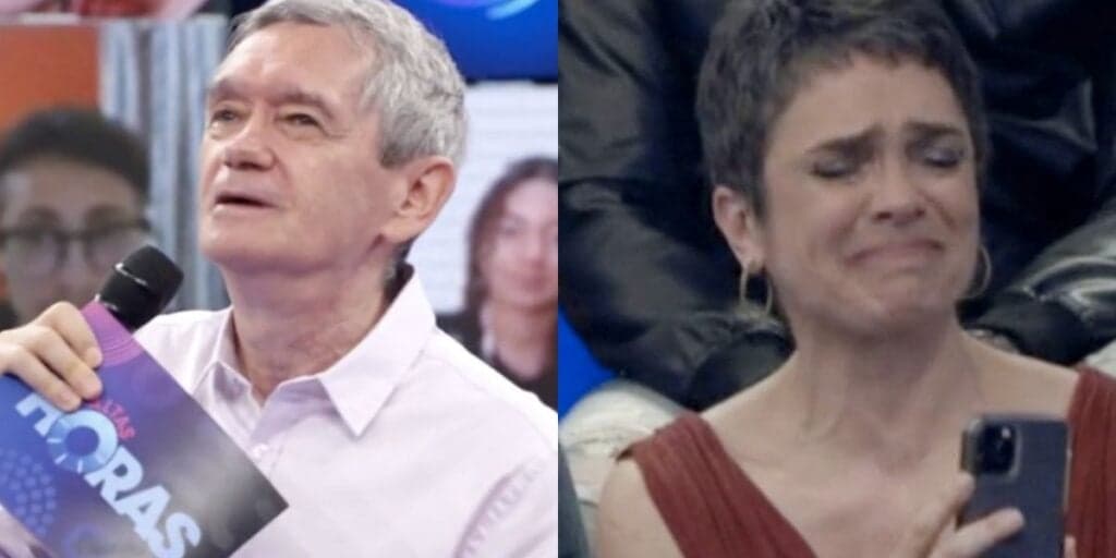 O choro de Serginho Groisman e Sandra Annenberg ao perderem o chão no meio do Altas Horas: "Só queria dizer"