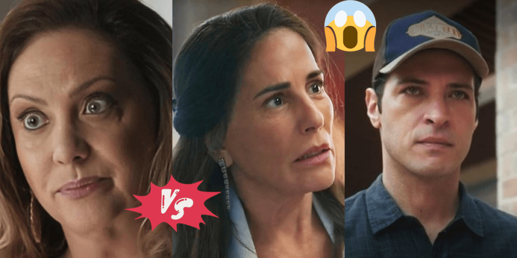 Terra e Paixão - Cruel, Agatha termina de levar Irene pro inferno e desmascara Marino na frente de todos