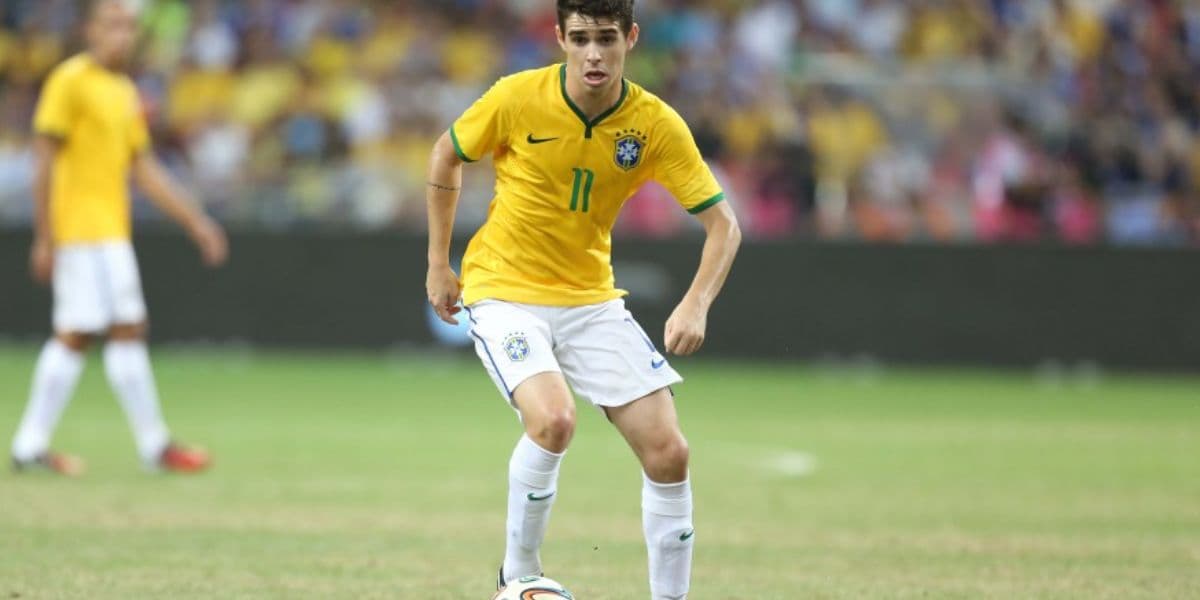 Oscar atuando pela Seleção Brasileira - (Foto: Internet) Oscar atuando pela Seleção Brasileira - (Foto: Internet)