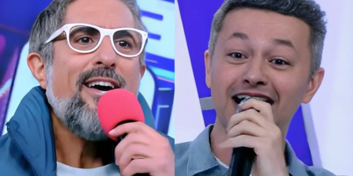Marcos Mion e Lucas Lima no Caldeirão (Foto: Reprodução/ Internet) Marcos Mion e Lucas Lima no Caldeirão (Foto: Reprodução/ Internet)