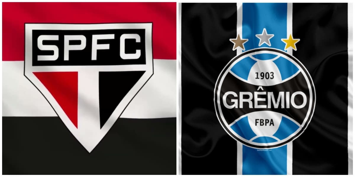 São Paulo e Grêmio - (Foto: Reprodução / Internet) São Paulo e Grêmio - (Foto: Reprodução / Internet)