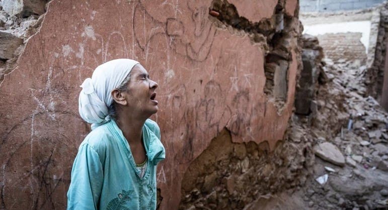 LUTO! Morre mais de 2 mil pessoas em terremoto no Marrocos (Foto: Reprodução, The Money) LUTO! Morre mais de 2 mil pessoas em terremoto no Marrocos (Foto: Reprodução, The Money)