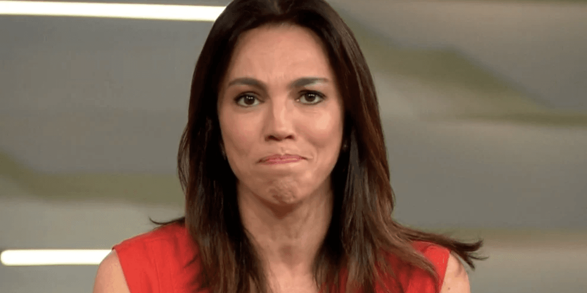 Ana Paula Araújo chorando ao falar de Glória Maria - Foto Globo Ana Paula Araújo chorando ao falar de Glória Maria - Foto Globo