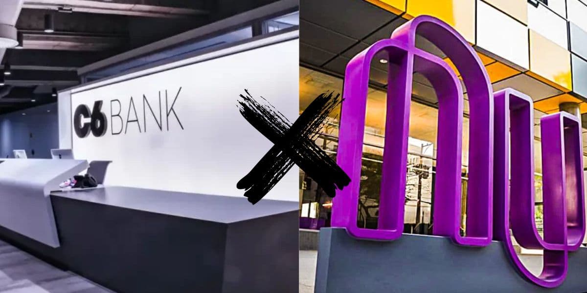 Nubank e C6 Bank - Foto: TV Foco Nubank e C6 Bank - Foto: TV Foco