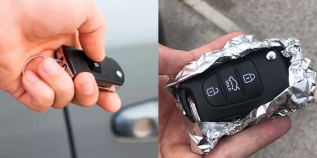 SALVE SUA VIDA: Motoristas estão embrulhando a chave do carro com o papel alumínio por este motivo bizarro