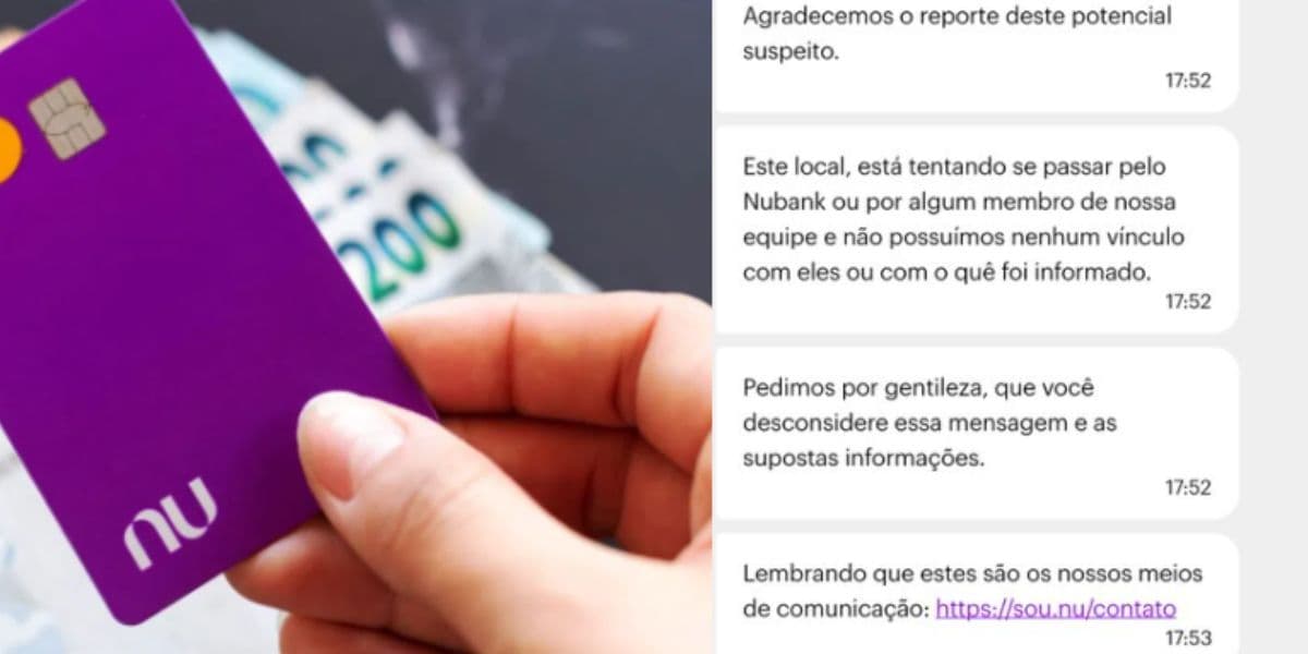 Comunicado do Nubank - Foto: Reprodução Comunicado do Nubank - Foto: Reprodução
