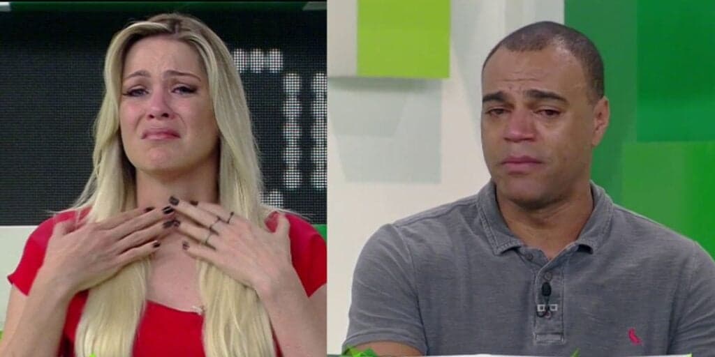 O choro copioso de Renata Fan e Denílson ao perderem o chão ao vivo no Jogo Aberto: “Eu sei que é o fim”