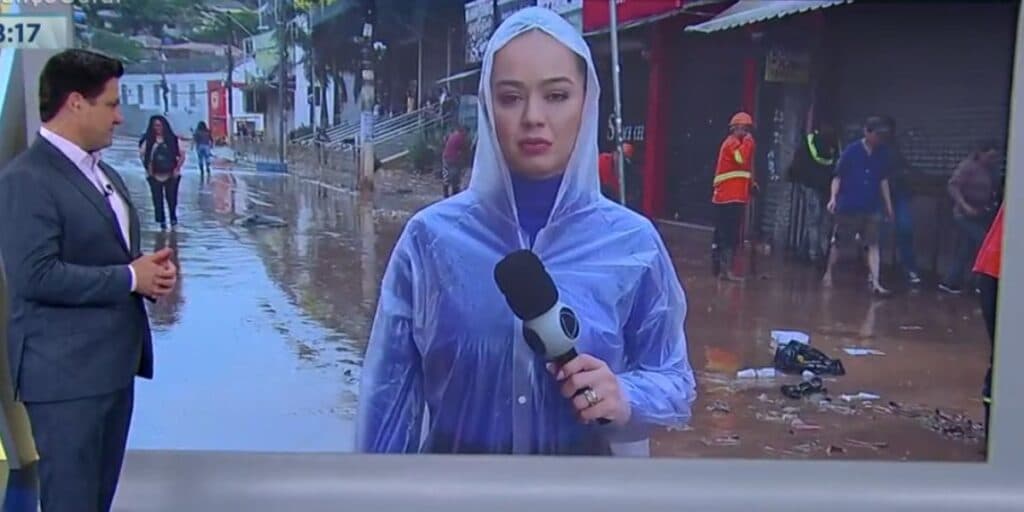 "Ir tomar no c#": Record acaba de ser paralisada por quebra-pau com repórter e âncora perde o chão ao vivo