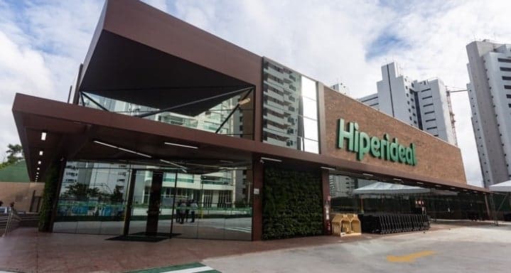 Fachada de supermercados Hiperideal - Foto Reprodução Internet Fachada de supermercados Hiperideal - Foto Reprodução Internet
