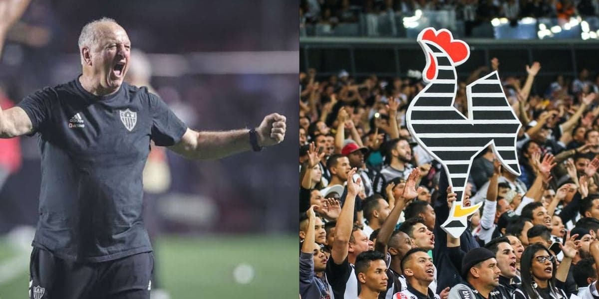 Felipão, técnico do Atlético Mineiro (Foto - Montagem TV Foco) Felipão, técnico do Atlético Mineiro (Foto - Montagem TV Foco)