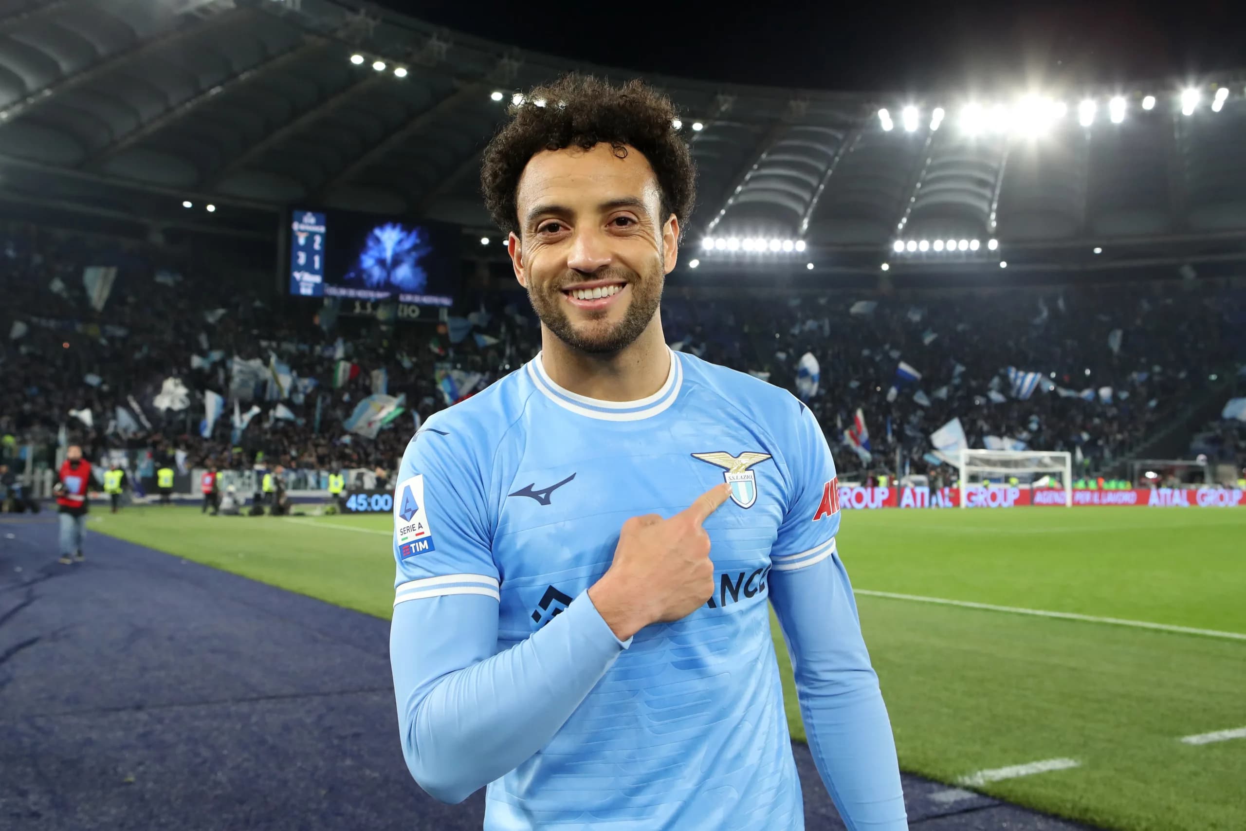 Felipe Anderson no Lazio - Foto Reprodução Internet Felipe Anderson no Lazio - Foto Reprodução Internet