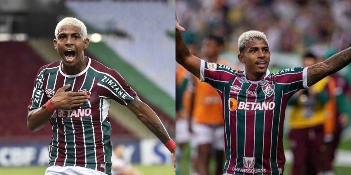 John Kennedy, atacante do Fluminense (Foto - Montagem TV Foco) John Kennedy, atacante do Fluminense (Foto - Montagem TV Foco)