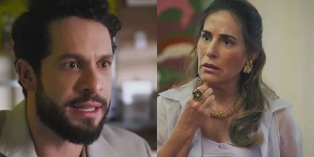 Terra e Paixão - Luigi apunhala Irene e perde o chão após encontrar personagem transando com Andrade