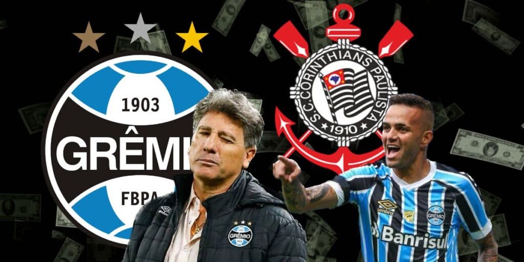 Efeito LUAN: Estrela do Corinthians é escolhida por Renato Gaúcho e está de malas prontas para jogar no Grêmio