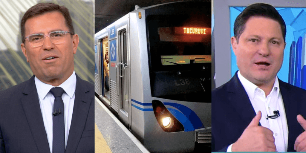 Urgente: Bocardi e Passaia interrompem jornais simultaneamente e confirmam nova PARALISAÇÃO do metrô nesta SEXTA