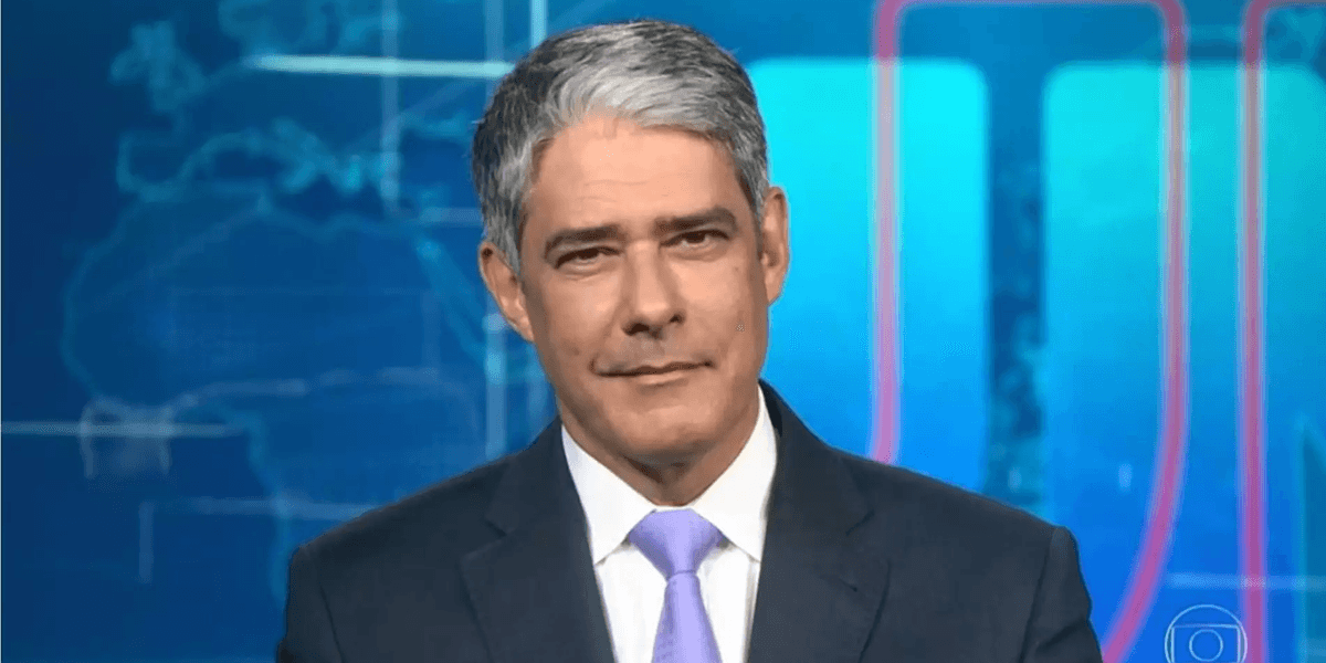William Bonner no Jornal Nacional (Foto: Reprodução, Globo) William Bonner no Jornal Nacional (Foto: Reprodução, Globo)