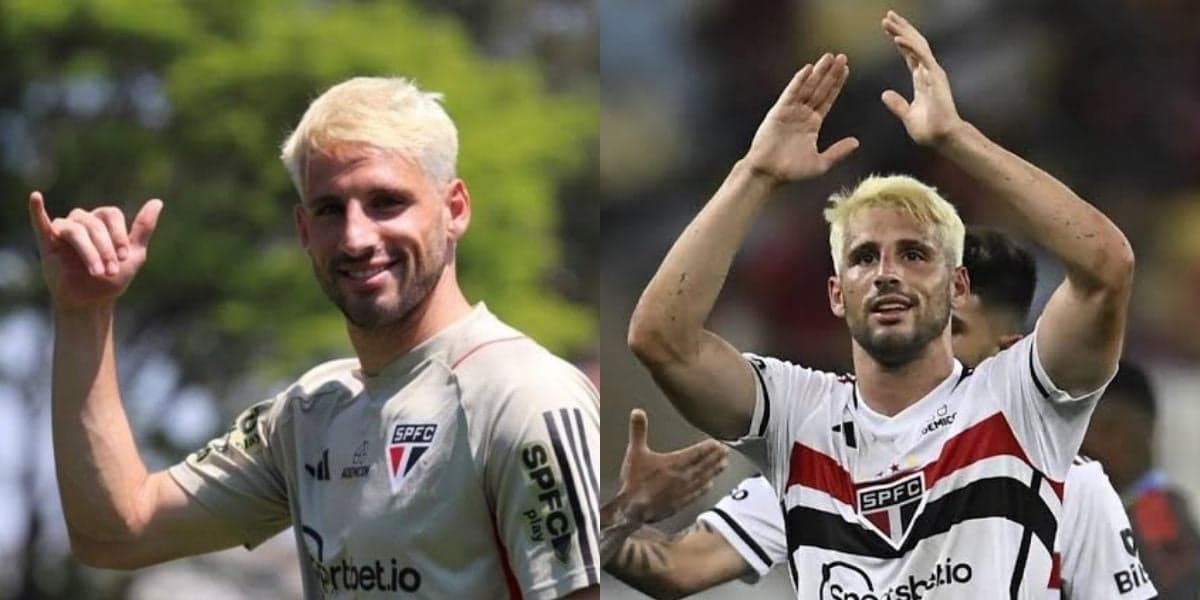 Calleri, atacante do São Paulo (Foto - Montagem TV Foco) Calleri, atacante do São Paulo (Foto - Montagem TV Foco)